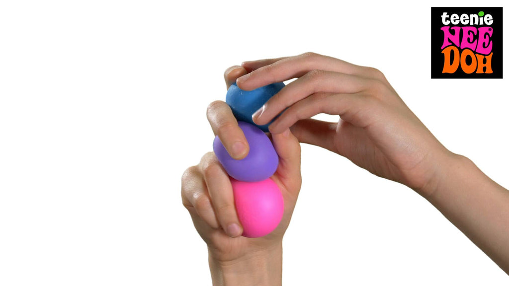 Teenie colorful Nee Doh stressball video